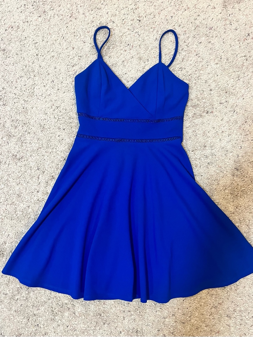 ๐ NWT TRIXXI Clothing Co. Royal Blue Fit & Flare Dress โ Size SMALL #hoco